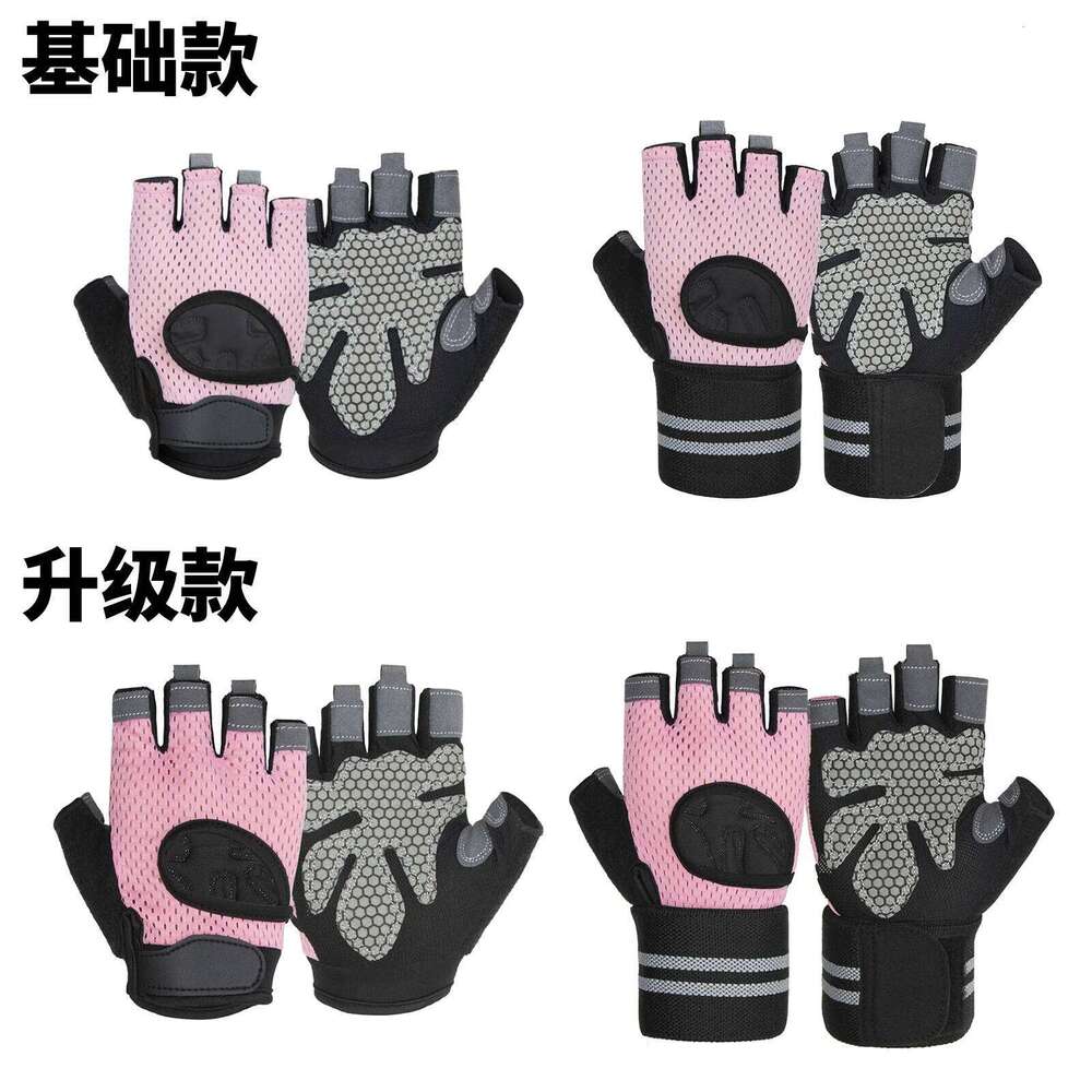 1 Pairs Weightlifting Training for Men Women Fitness Sports Body Building Gymnastics Gym Hand Wrist Palm Protector Gloves XJ260202