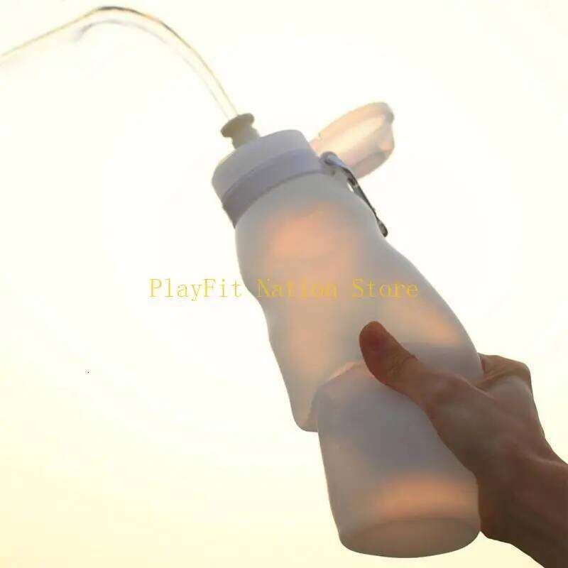 242F 600ml Bottle for w/ D Buckle Leakproof Reusable BPA Foldable Water Bo Z260202