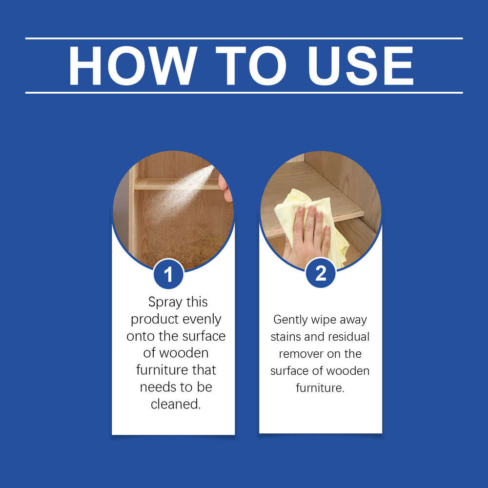 Foam Cleaner Household Wood Mildew Removal Furniture Cleaning Maintenance Care Agent S260202