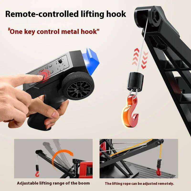MN model vehicle MN82S 82T Remote control truck for crane 1/12 Upgrade the internal components Controllable hook Children gifts Y260131