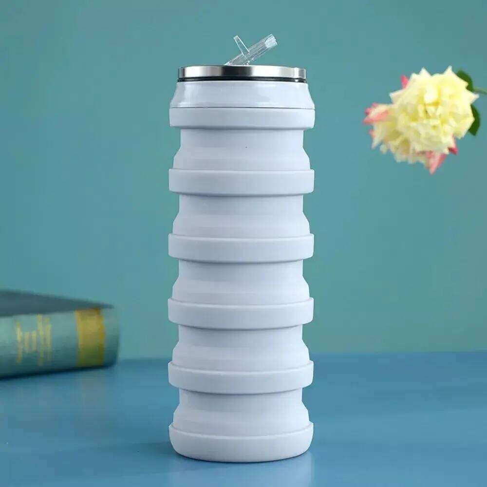New Silicone Collapsible Wear-resistant Creative Folding Water Cup Gift Sports Sport Bottle Z260202