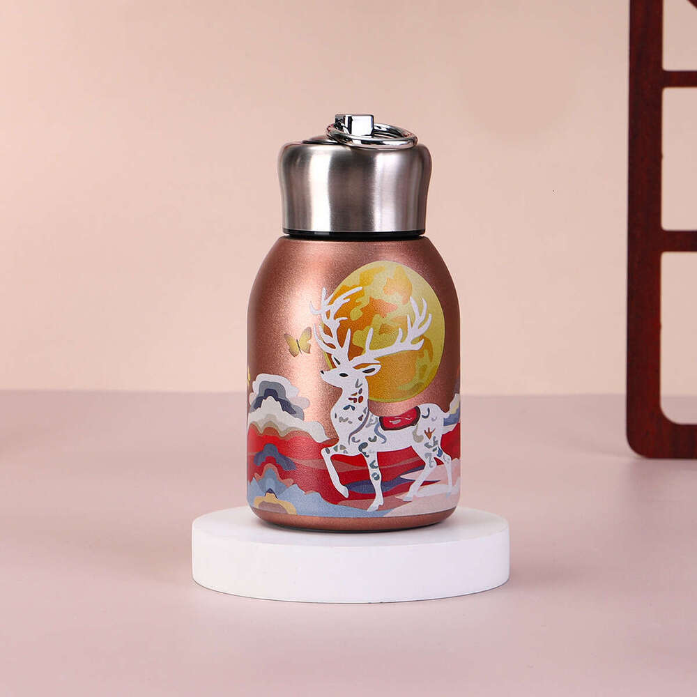 Mini 316 Stainless Steel Little Fat Ding Insulated with Pull Ring Convenient Pocket High-Value Gift Cup