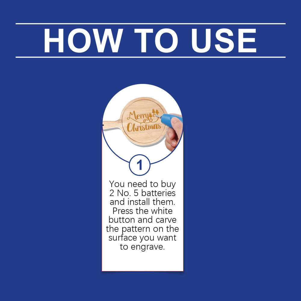 Portable Electric Woodworking Wood Effect Art Engraving Pen S260202