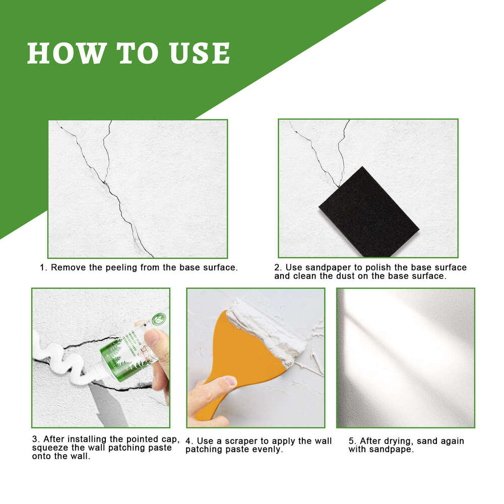 Jaysuing Home Renovation Moisture-Proof Mildew-Proof Crack Repair Wall Paste S260131