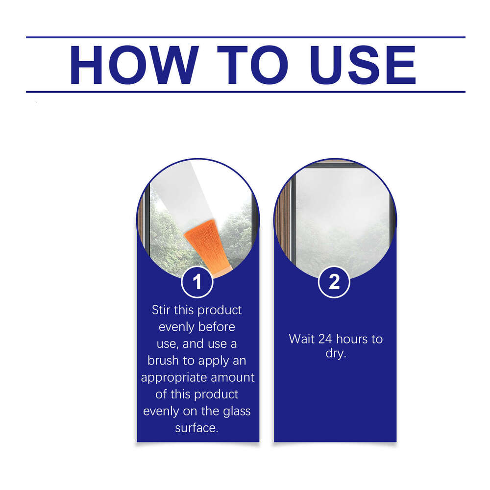 Light-Blocking Opaque Sun-Resistant Renovation Privacy Covering Glass Paint S260202