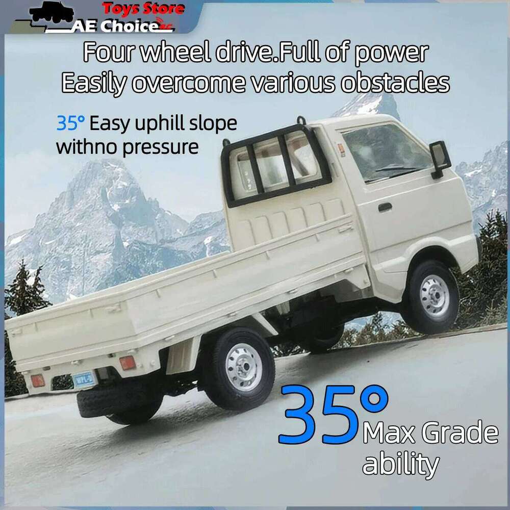 WPL 1:10 D14 4WD RC D12 1/10 Full Scale Minivan Drift Remote Control D12Mini 1/16 Electric Car Toys for Children Gift Y260131