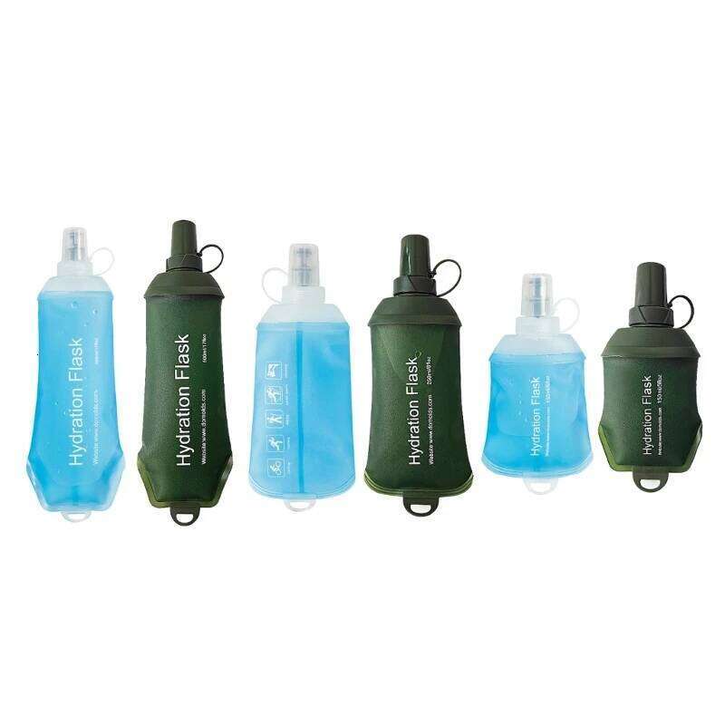 Extendable Foldable Bottle, Flexible Reusable Water Bottle for Hikings Adventure Traveling Outdoor Sport Z260202