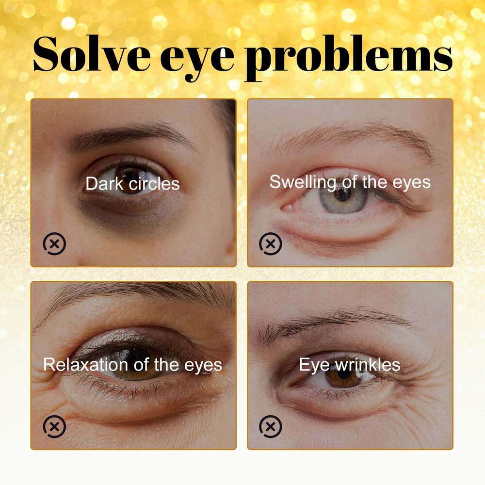 EELHOE 24k Gold Mask Moisturizing Improves Wrinkles Brightening and Hydrating Skin Eye Care S260131