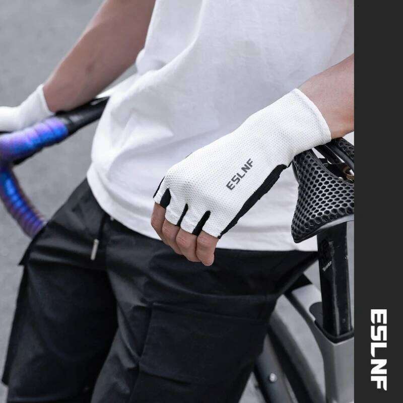 ESLNF Men's Cycling Half Finger MTB Sports Gym Motorcycle Bicycle Gloves Summer Breathable Shock-absorbing XJ260202