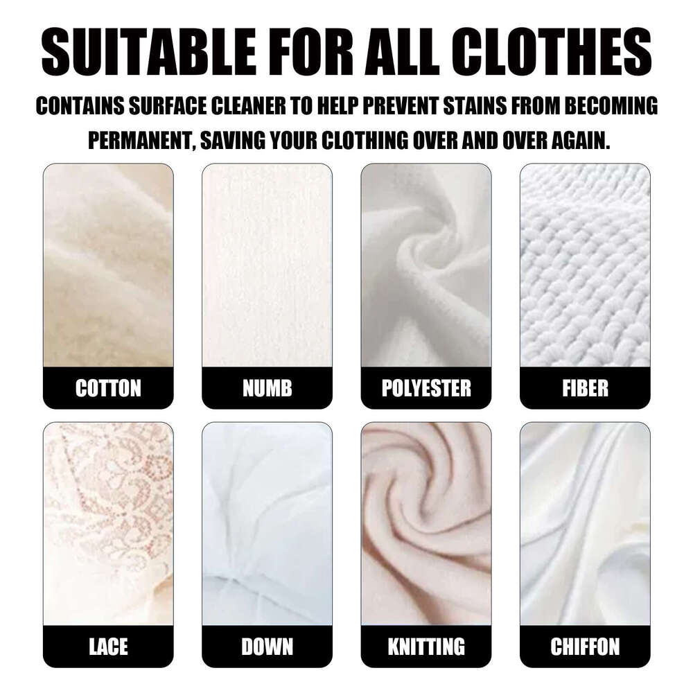 Jakehoe Fabric Rust Stain Remover Clothes Stubborn Stains Yellow Edge Cleaning Color Protection Multi-Effect Cleaner S260202