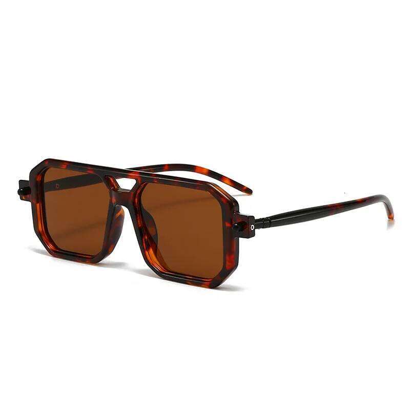 Polygon Sunglasses Rectangle Fashion Popular Women Men Shades Square Sun Glasses for Female Male Summer Traveling Oculos H260202