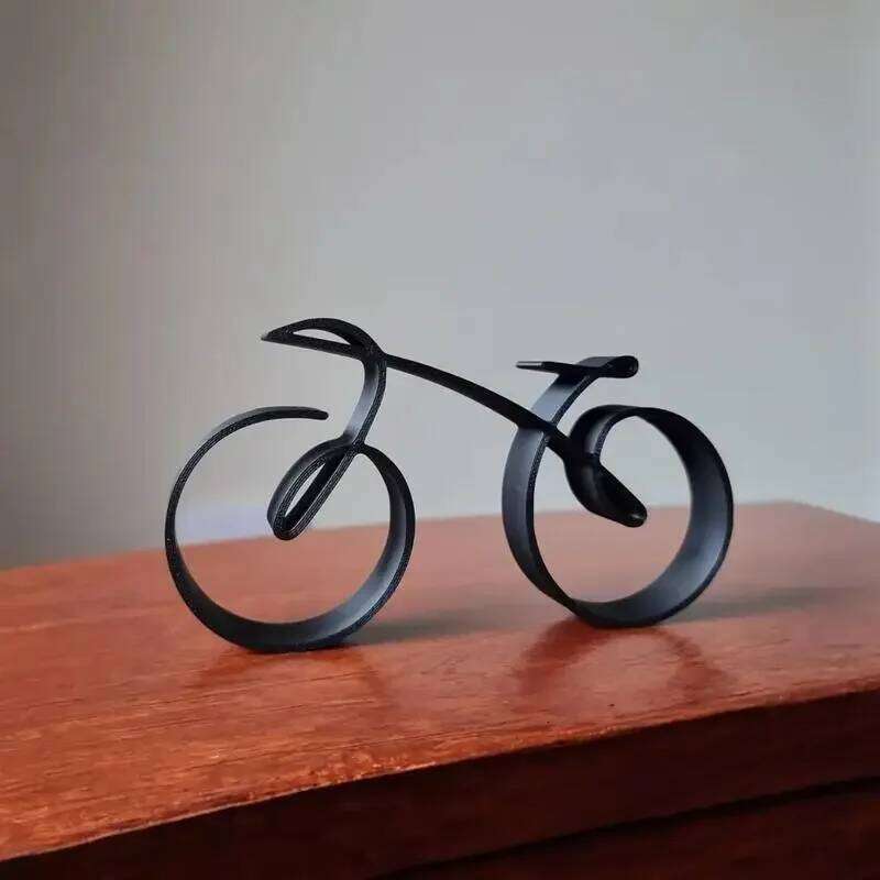 Acrylic Minimalistic Sculpture Bicycle Ornament Personality Table Items Office Decoration GiftAcrylic Minimal Y260202