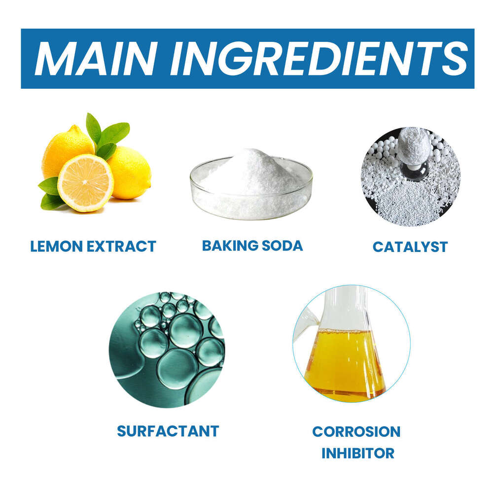 Jakehoe Splash Household Toilet Bathroom Stain Removal Deodorizing Foam Cleaner Descaler S260202