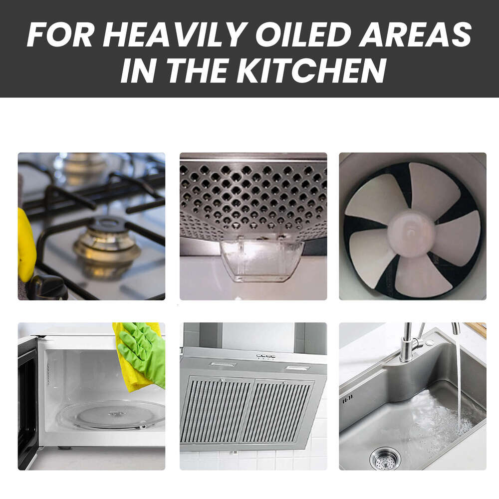 Kitchen Concentrate Range Hood Oven Stubborn Grease Multi-Purpose Stain Cleaner S260202