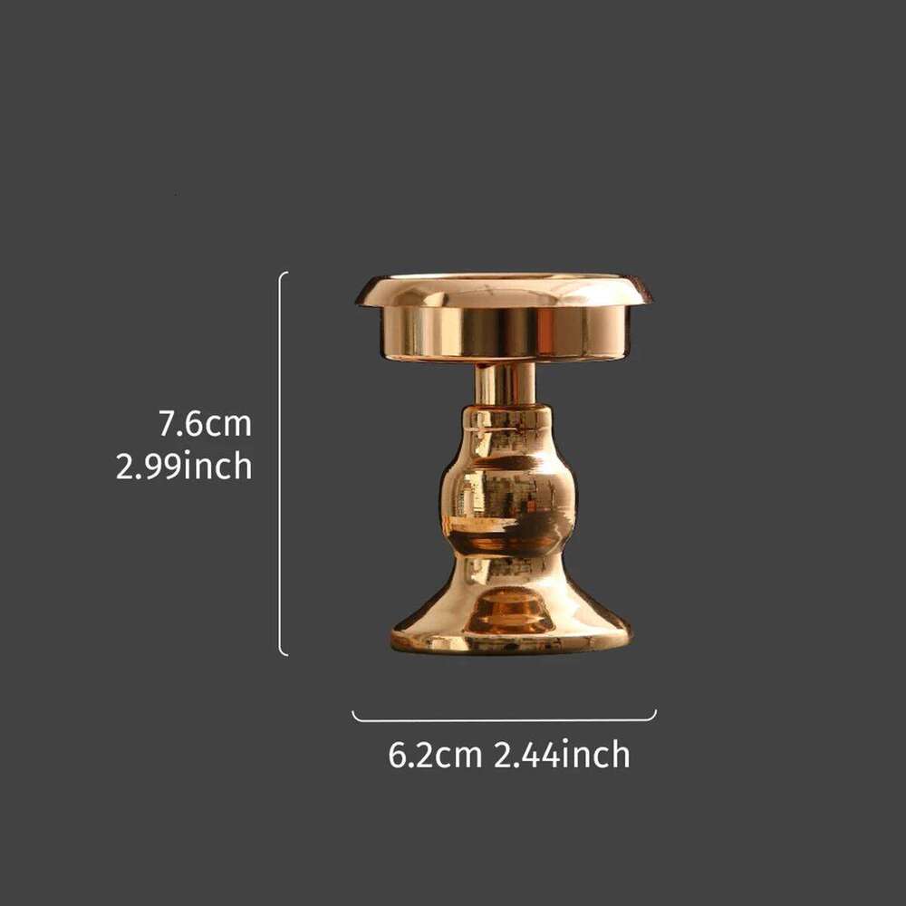 1PC, creative metal irregular candlesticks, romantic European-style wedding, dinner and home decoration center ornaments Y260131