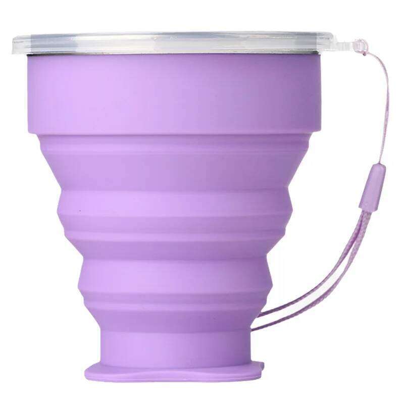 HFIL-Folding Water Travel Telescopic Portable Outdoor Coffee Hand Gargle Folding Cup Z260202