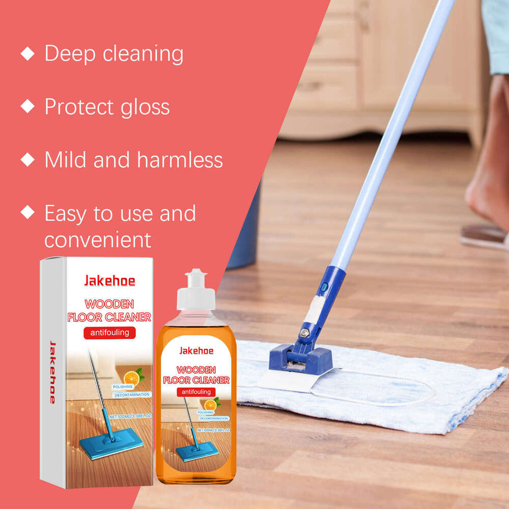 Cleaner Wooden Floor Multi-effect Stain Removal Descaling Polishing Brightening Orange Scent Foam S260202