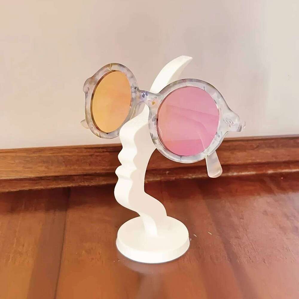 Human Face Eyeglass Holder Stand Secure & Artistic Storage Solution Elevate Desk or Nightstand Decor Practical Minimalist Y260202