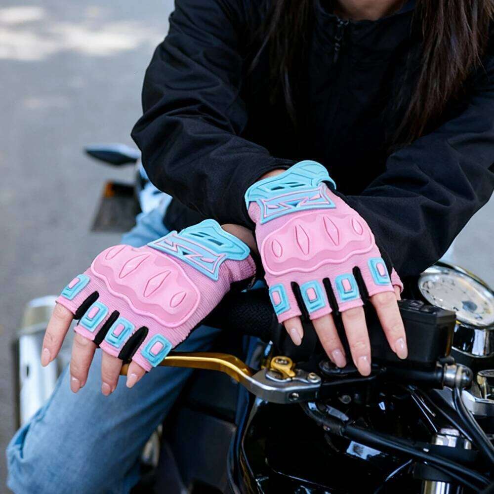 MBD Breathable Half Finger Gloves: Wear-Resistant Anti-Slip for Motorcycle, E-Bike & Cycling Riding XJ260202