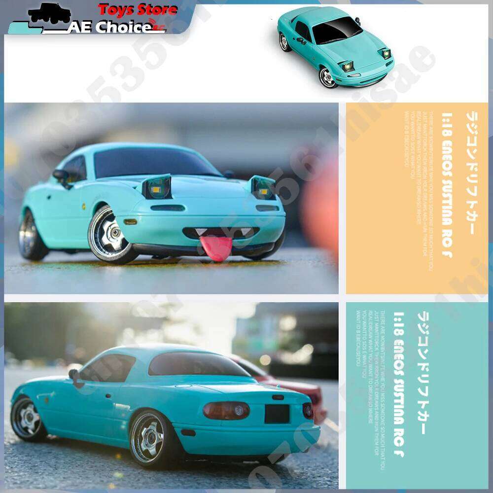 LDRC LD1804 RC Drift 1/18 Mazda Mx5 2.4G 2WD ESP Gyroscope LED Lights Full Scale Controlled Model Children Car Toys Gifts Y260131