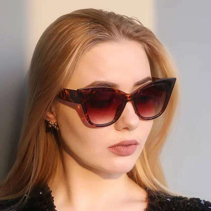 Fashion Cat Eye Sunglasses Women Brand Designer Vintage Sun Glasses Female 2025 Lady Retro Shades Oculos De Sol UV400 H260202