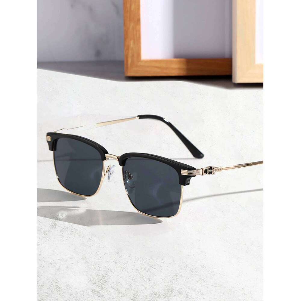 1PC Metal Punk Men's Fashion Glasses ideal choice for gifts H260202