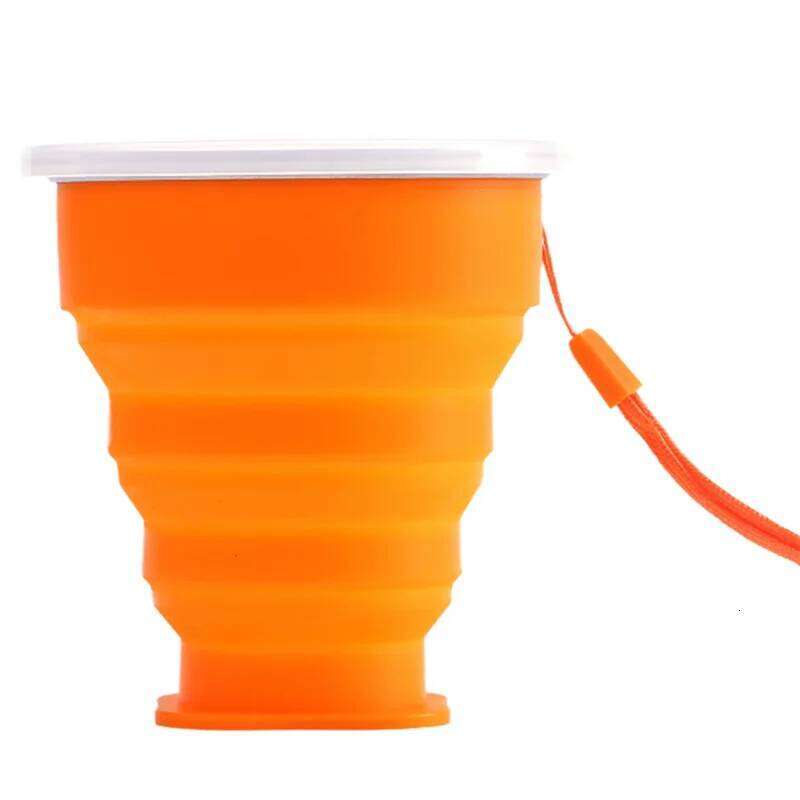 HFIL-Folding Water Travel Telescopic Portable Outdoor Coffee Hand Gargle Folding Cup Z260202