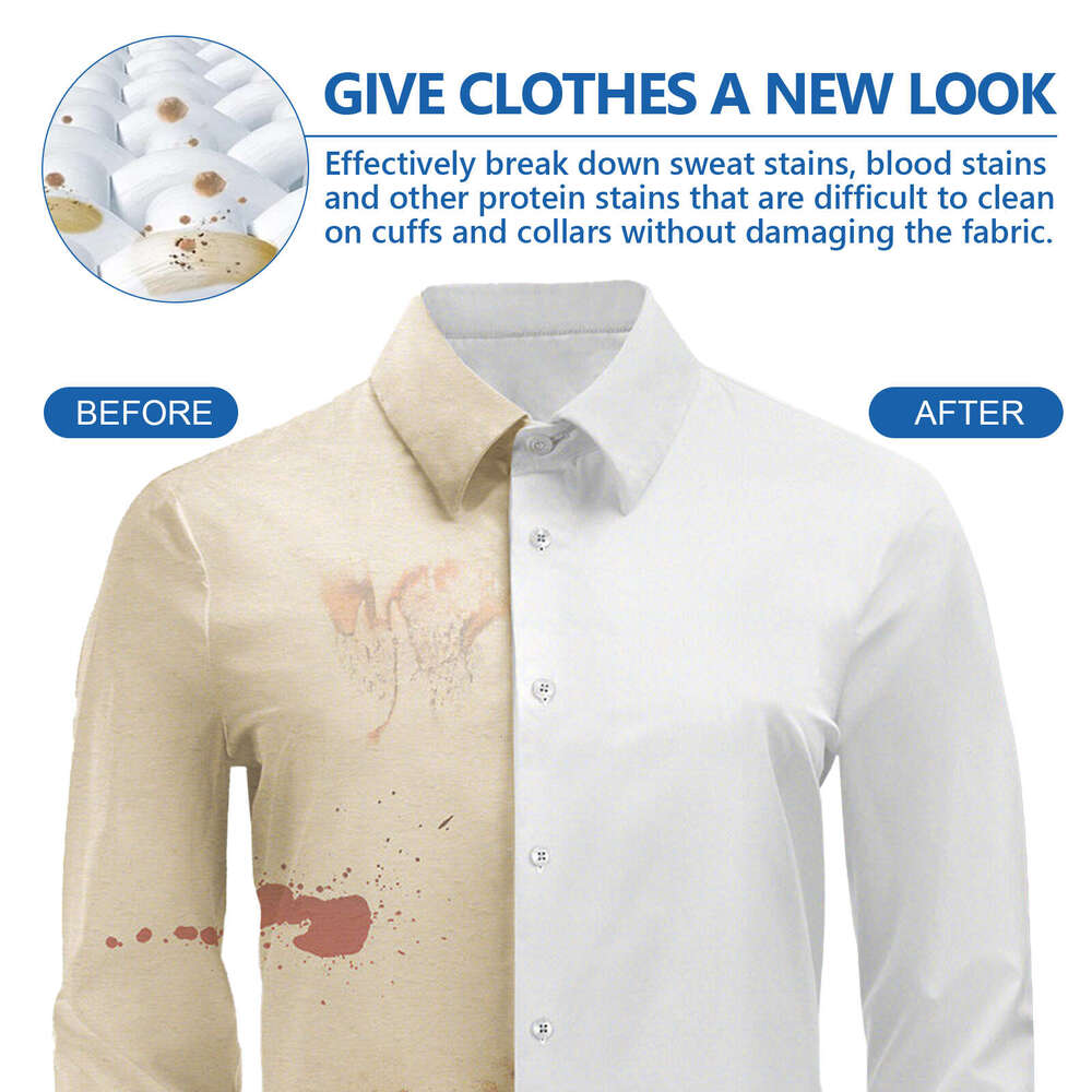 Clothing Cleaner Color Protection Deep Cleaning for Clothes Stubborn Oil Blood Sweat Stains S260202