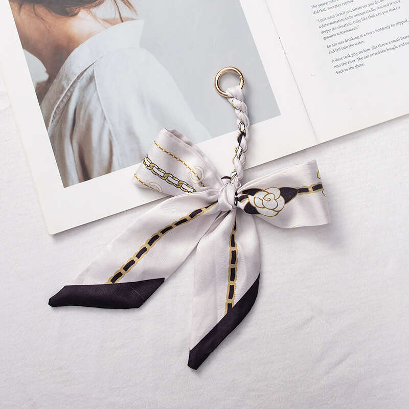 Belted keychain Strap decoration hanging string A key accessory with a retro style charm