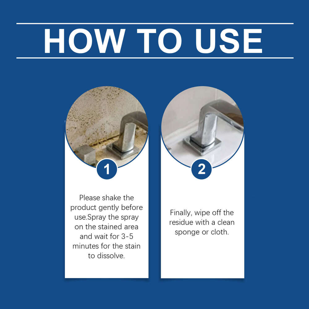 Jaysuing Removal Foam Spray for Room Walls Odor Moisture Multi-Effect Mildew Cleaner S260202