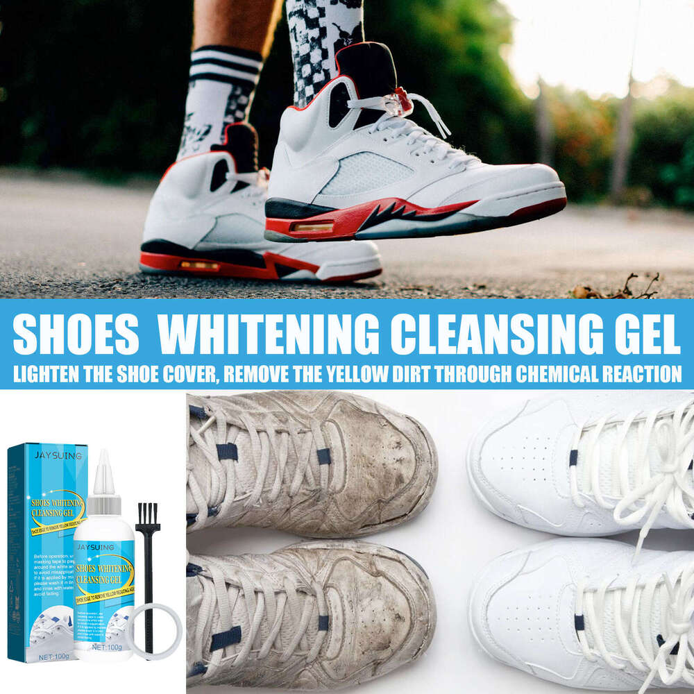White Whitening No-Wash Shoe Stain Remover Brightening Cleaner S260202