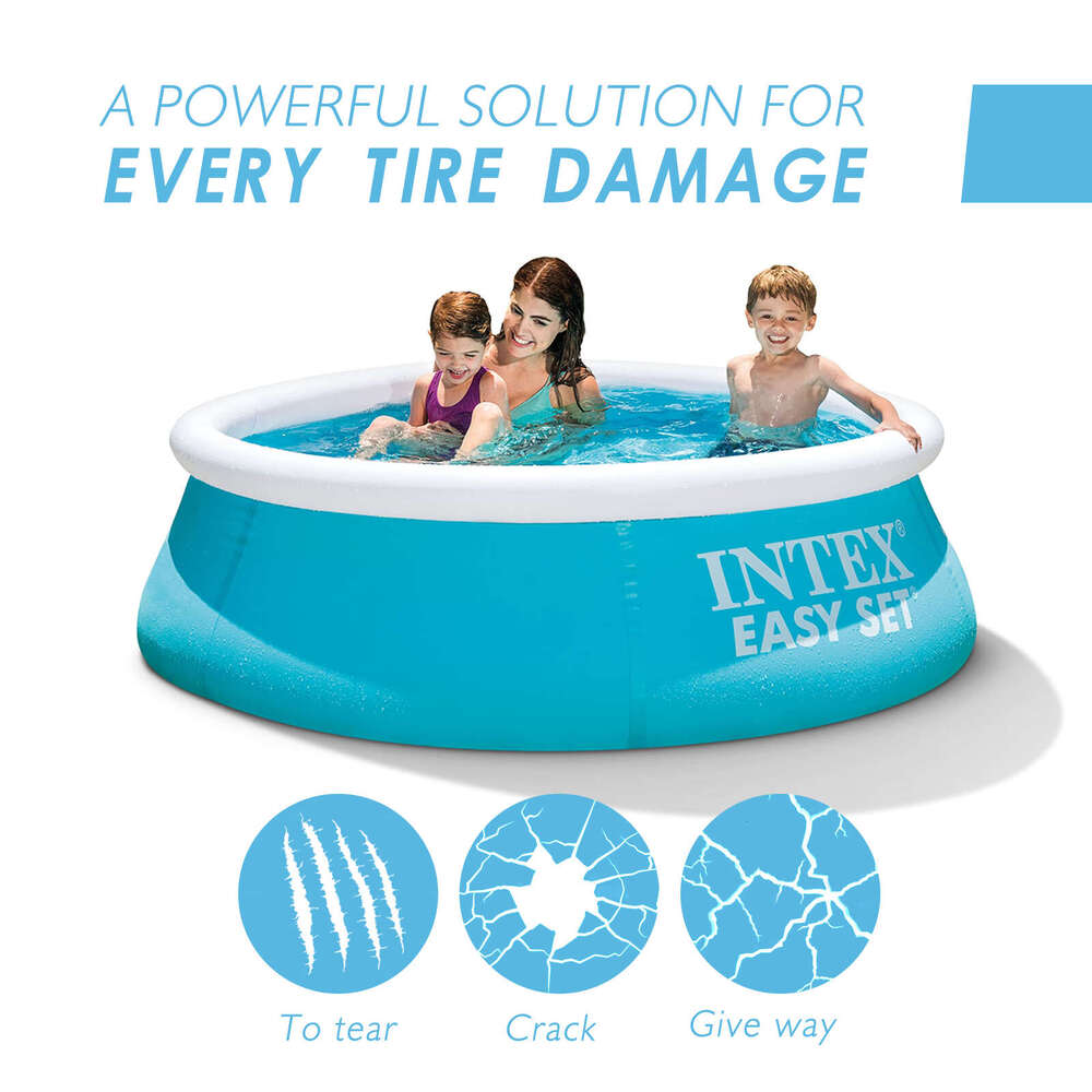 Kit Swim Ring Air Mattress Tent Crack Leak Waterproof Transparent Adhesive Repair S260202