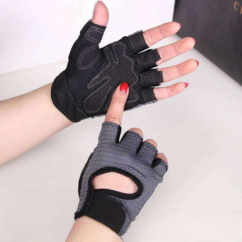 Cycling Fingerless Professional Gym Fitness for Women Men Breathable Anti-Slip Summer Fishing Bicycle Bike Gloves XJ260202