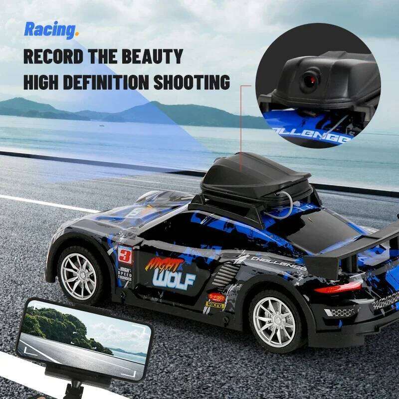 Rc with Camera HD Wifi Fpv Racing Cars Remote Offroad Buggy Vehicle App Control Electric Drift Car for Boys Kids Y260131