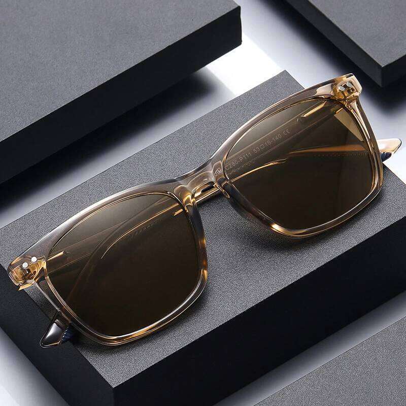 Women Retro Outdoor Polarized Sunglasses For Men Fashion Transparent Korean Square Girl Driving Sun Glasses Unisex UV400 H260202