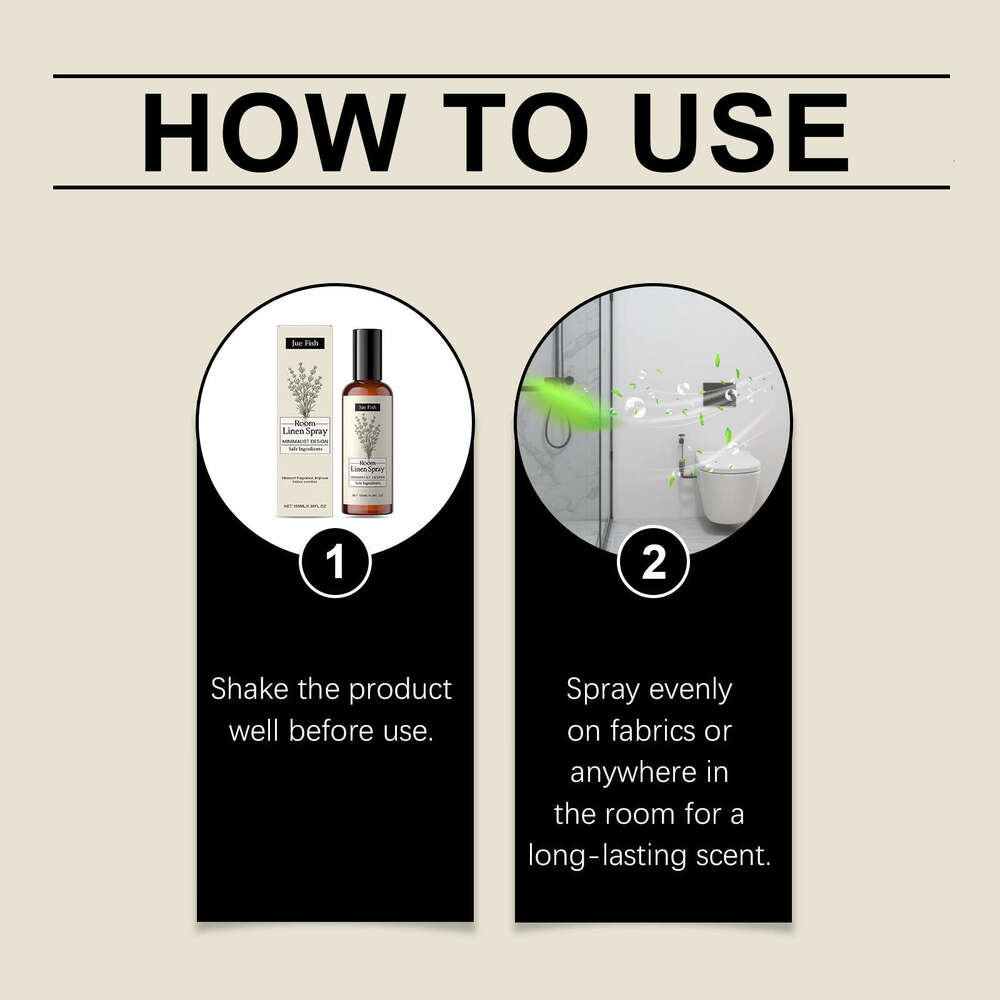 JUE FISH Indoor Lavender Spray Long-lasting Fragrance Home Deodorant Air Freshener S260202