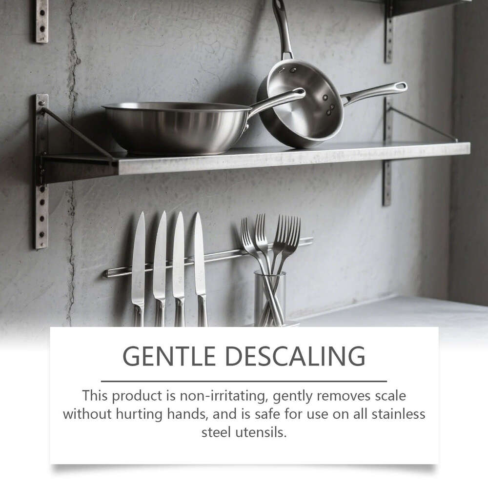 JUE FISH Pot Bottom Remove Black Stain Restore Cookware Gloss Dissolve Grease Cleaning Paste S260202