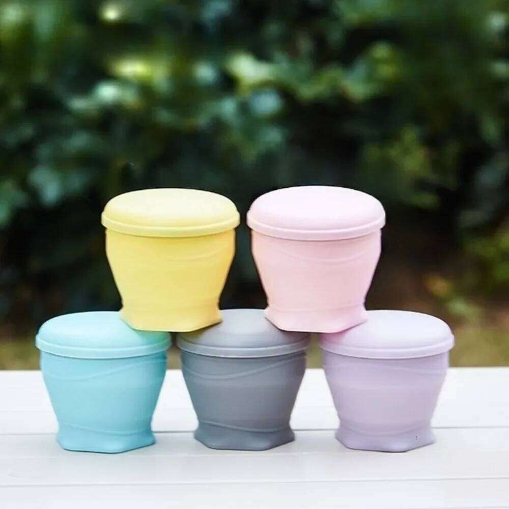180ml Foldable Silicone Collapsible Camping Cup for Outdoor Travel, Cute Portable Drinking Gift Practical Water Cups Z260202