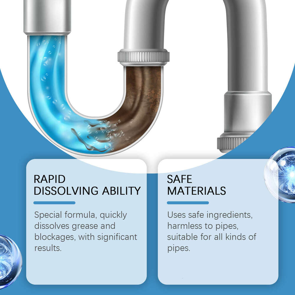 Jue-Fish Unblocker Sink Drain Kitchen Toilet Pipe Odor Cleaner S260202