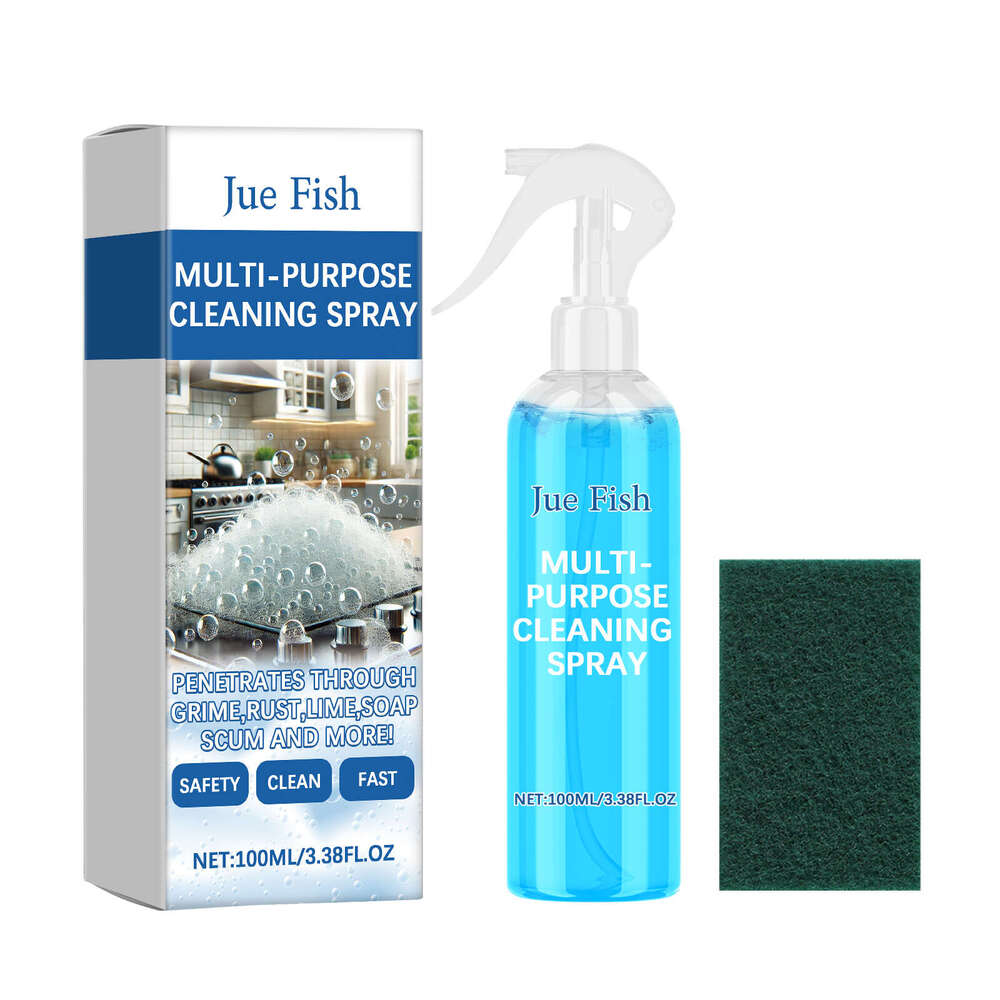 jue-fish Multi-Purpose Foam Stain Cleaner for Various Surfaces Odor Removal Cleaning Agent S260202