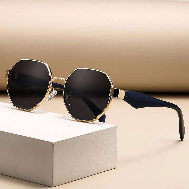 Retro Round Large Frame Sunglasses New Women Sun Glasses Holiday Man Outdoor Camping Cycling Fishing Fashioneble Sunnies H260202