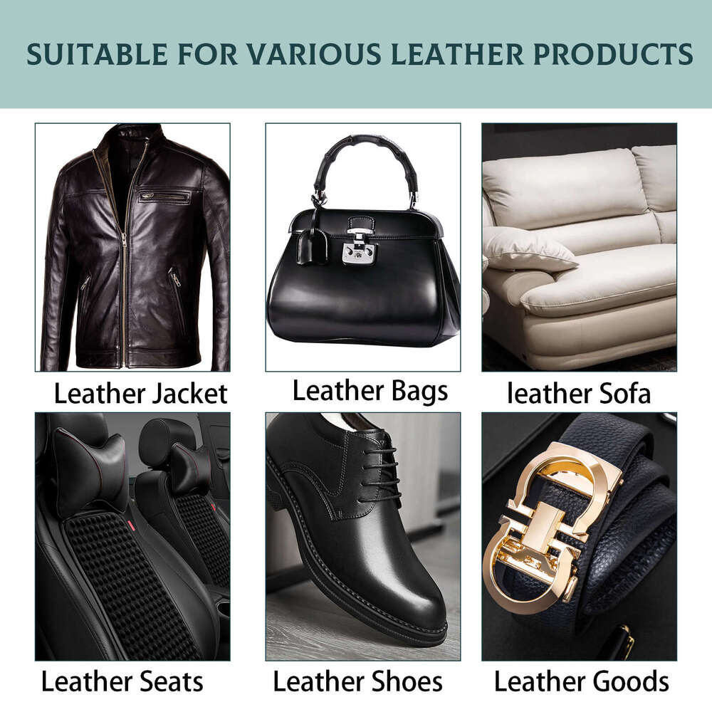 Furniture Oil Care Repair Cream for Leather Jackets Car Seats Sofas Cleaning and Maintenance S260202