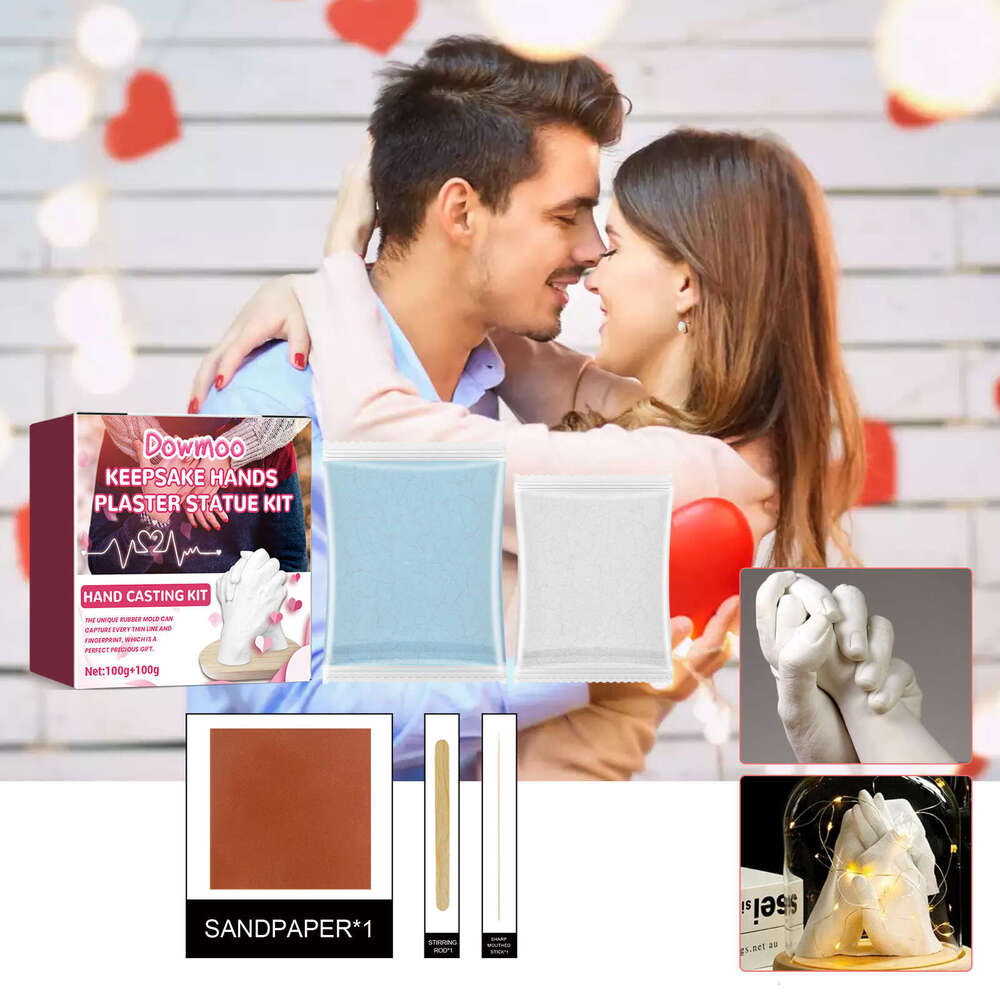 Dowmoo 3D Hand Mold Plaster Clone Model Souvenir Gift Craft S260202