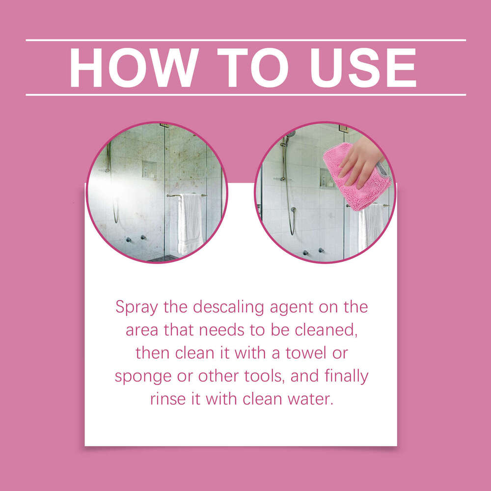 Jakehoe Multi-Purpose for Bathroom Kitchen, Tile and Glass Cleaner Descaling Agent S260202