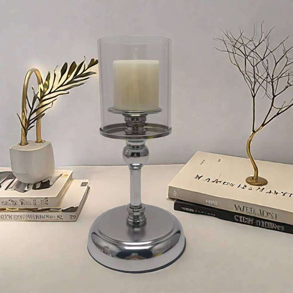 Light candlestick Nordic retro romantic table candlelight dinner props household decorations Y260131