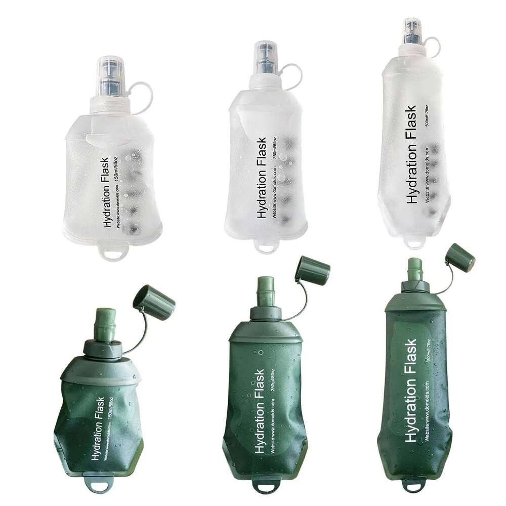 Soft Bottles Food Grade Pouch For Drinking TPU Flexible Flask Leakproof Water Bag for Running Hiking Z260202