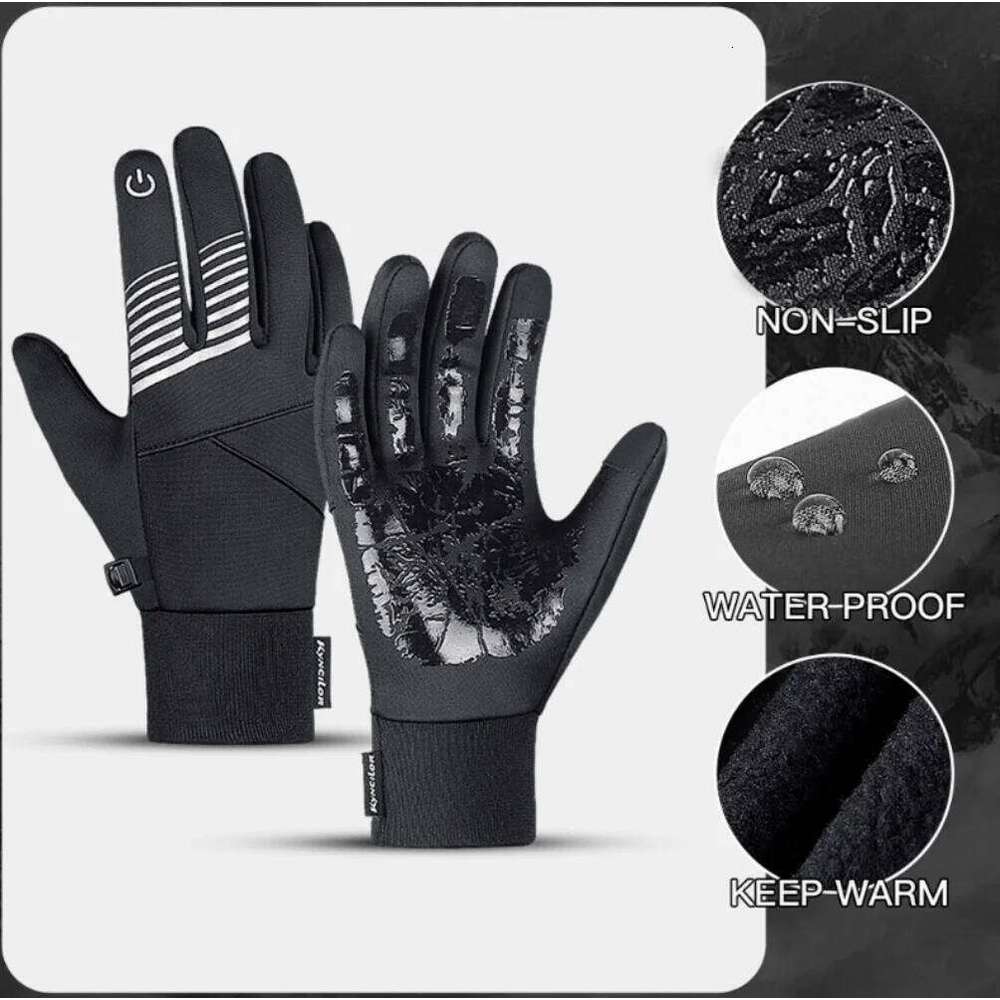 Winter Men Women Tactical Touchscreen Waterproof Gloves Non-slip Glvoes for Outdoor Hiking Walking Cycling XJ260202