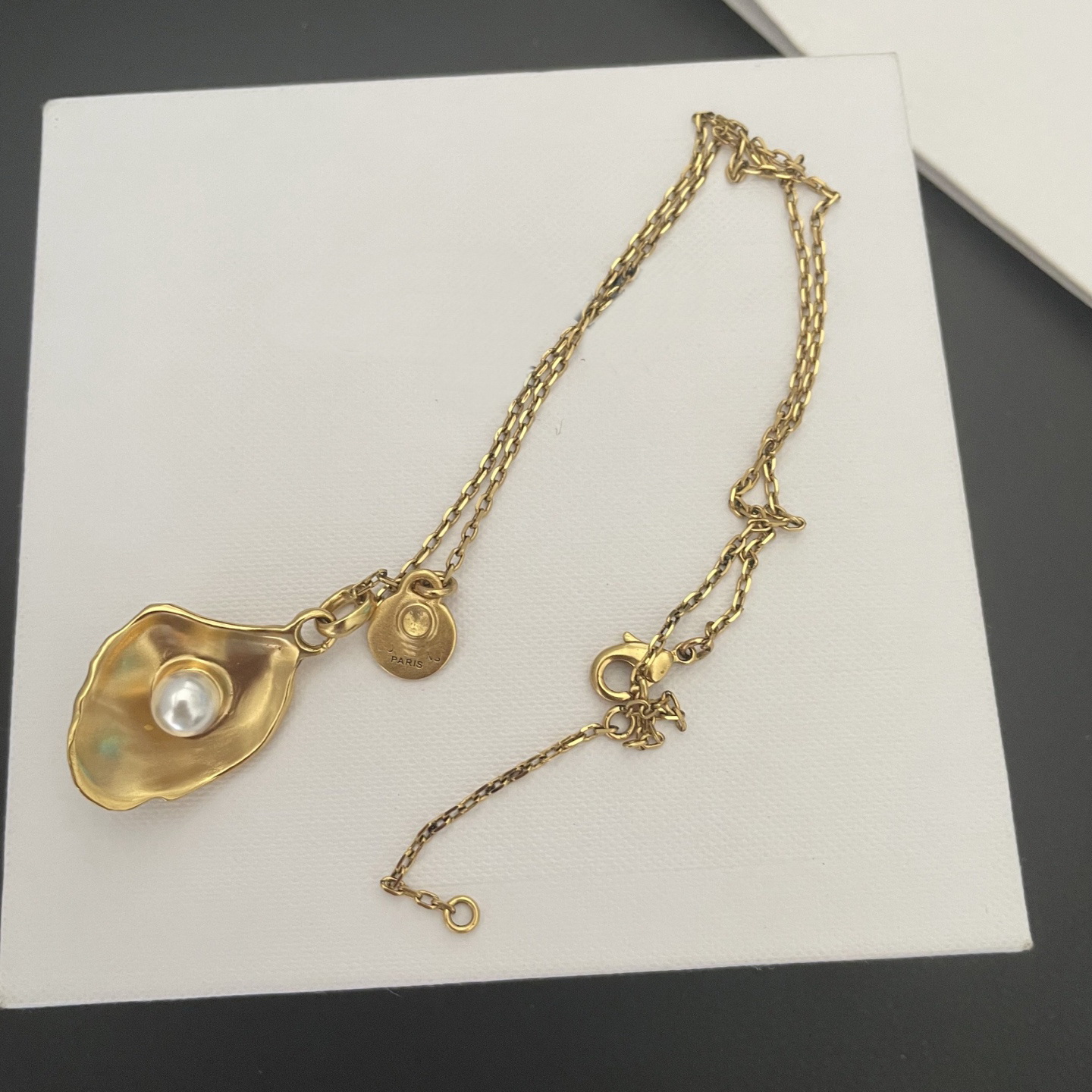 Light luxury vintage handmade multi-layer pearl water droplet tassel necklace choker necklace For Bride's wedding Jewelry 002888