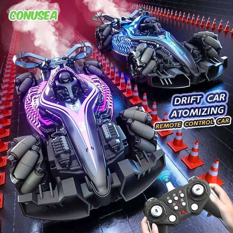 JJRC Rc Drift Car Racing Stunt Cars Sound Led Lights 2.4G Gesture Remote Control Spray Electric Vehicle Children Toys for Boys Y260131