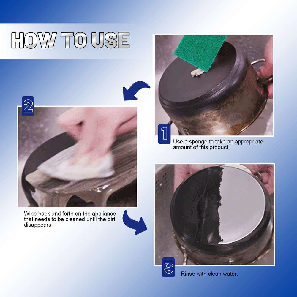 Stainless Steel Paste Multi-Purpose Decontamination Renovation Polishing Rust Removal Household Cleaning Magic S260202